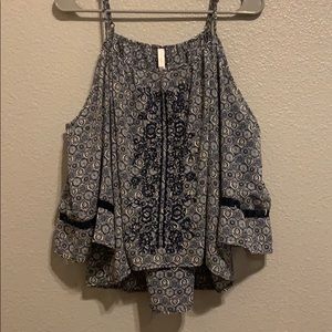 Blue Dressy Summer blouse